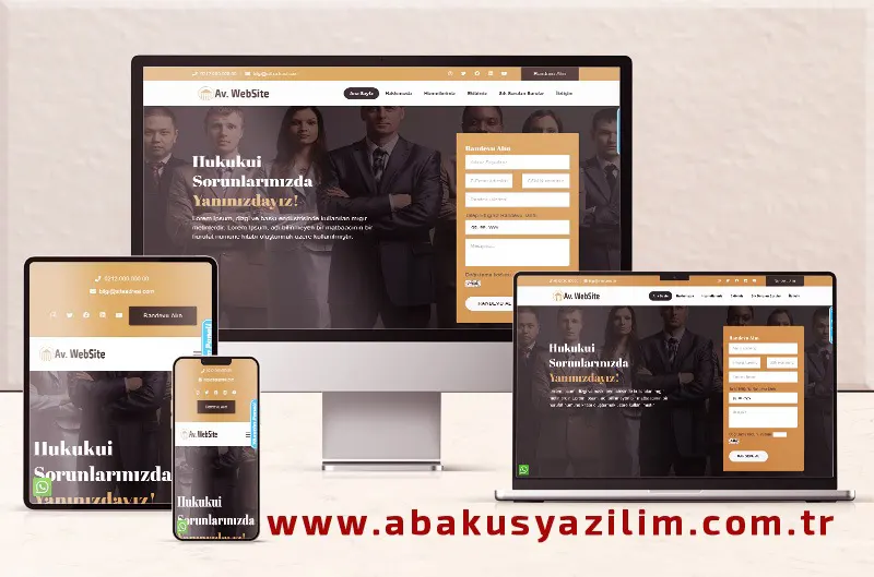Avukat Web Sitesi – Hukuk Firması Web Sitesi 072